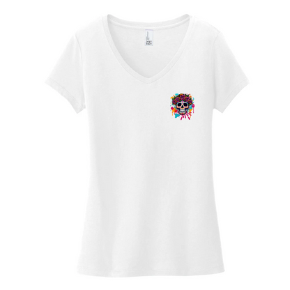 Women's "Beach Day" V-Neck Graphic Tee